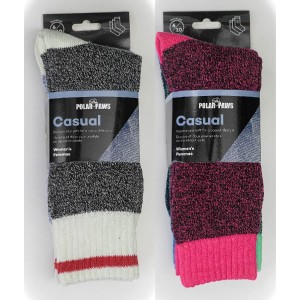 Ladies Casual Twisted Boot Sock