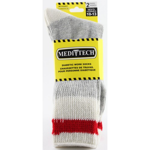 Men comfort wool work diabetic socks